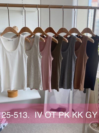 리리끄 513 에센셜 슬림핏 탱크탑