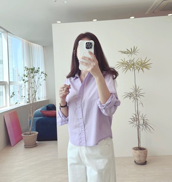 노이 420 크롭셔츠