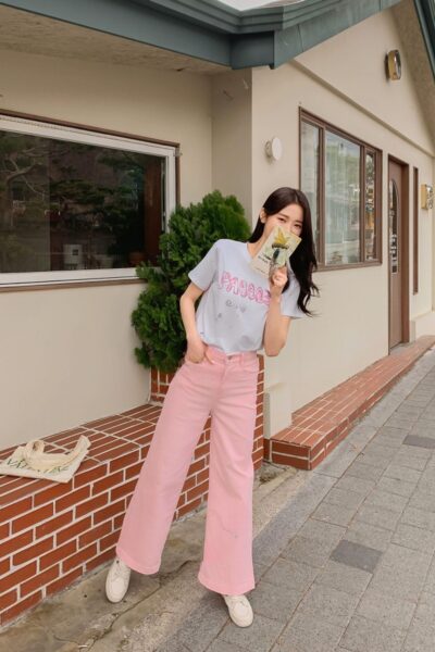 호복 (세일) 컬러바지 와이드 부츠컷 10분기장 _103