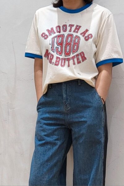502 style 스무스 배색티(여름신상 면 덤블워싱 바이오워싱 나염)