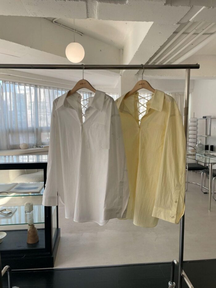 smith11 (스미스11) SALE () 백레이스셔츠