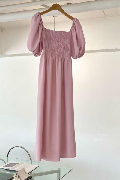 치즈파운드 스모크퍼프원피스
