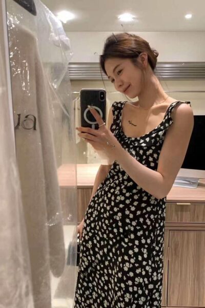 RAERAE래래 폭주중)) 매니프릴OPS ( 나시ops 롱원피스 플라워원피스 옆지퍼