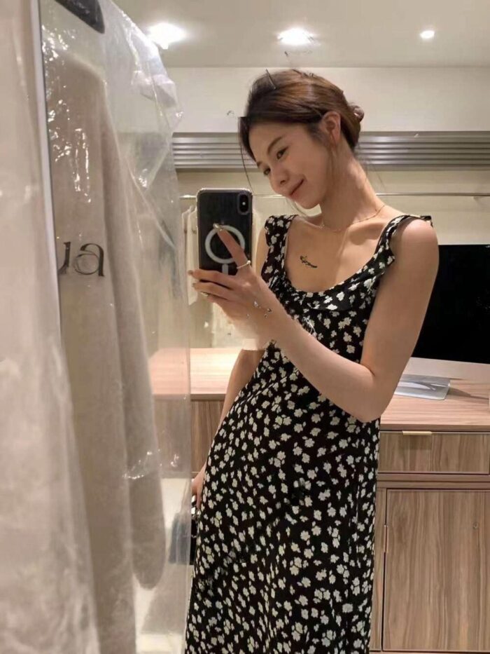 RAERAE래래 폭주중)) 매니프릴OPS ( 나시ops 롱원피스 플라워원피스 옆지퍼
