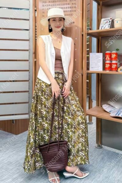 라자르 여름신상 세일특가 카라 린넨 스커트(데일리룩하객룩오피스룩리조트룩) 31% 셰일
